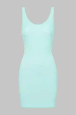 Double Sens PastelRobe Courte Dos Nu