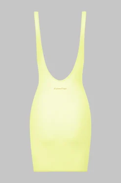Double Sens PastelRobe Courte Dos Nu