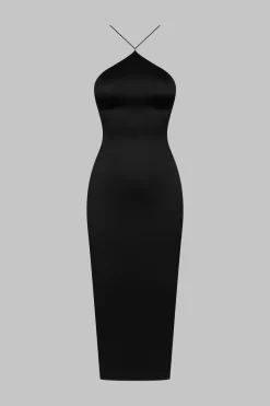 French KissRobe midi dos ouvert