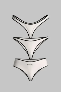 La ParisienneSet de 3 Bas Beige Clair