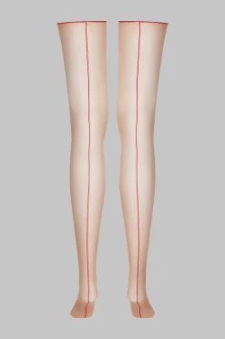 LegwearBas coupés roulés couture 20D