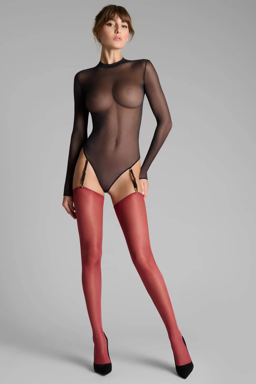 LegwearBas coupés roulés 20D