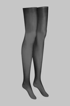 LegwearBas coupés roulés glacés 20D - Noir