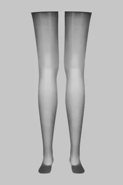 LegwearBas coupés roulés glacés 20D - Fumé