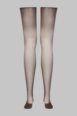 LegwearBas coupés roulés glacés 20D - Chocolat