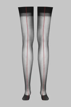 LegwearBas jarretières couture 20D