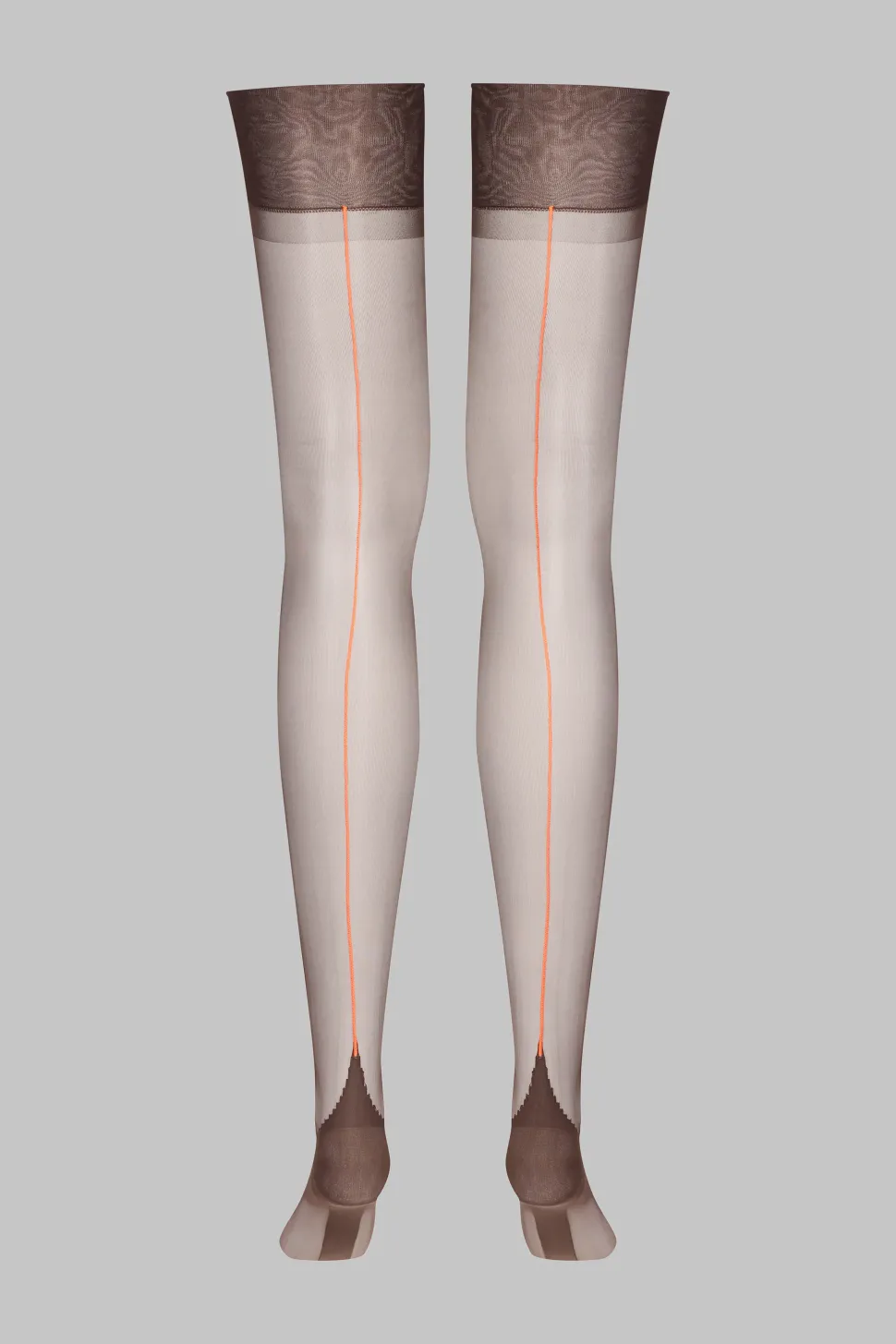 LegwearBas nylon authentique couture fluo 15D