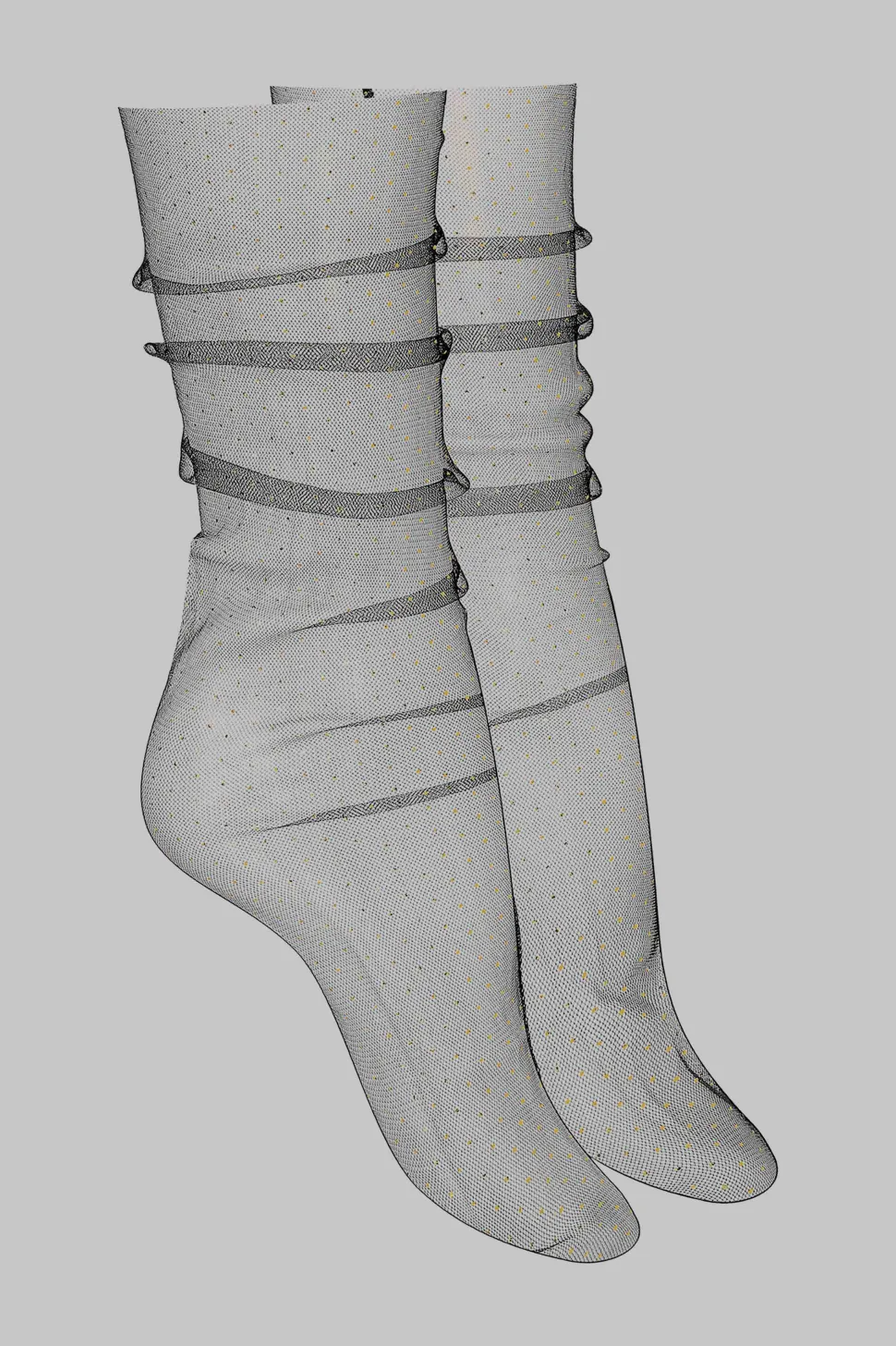 LegwearChaussettes pois Or