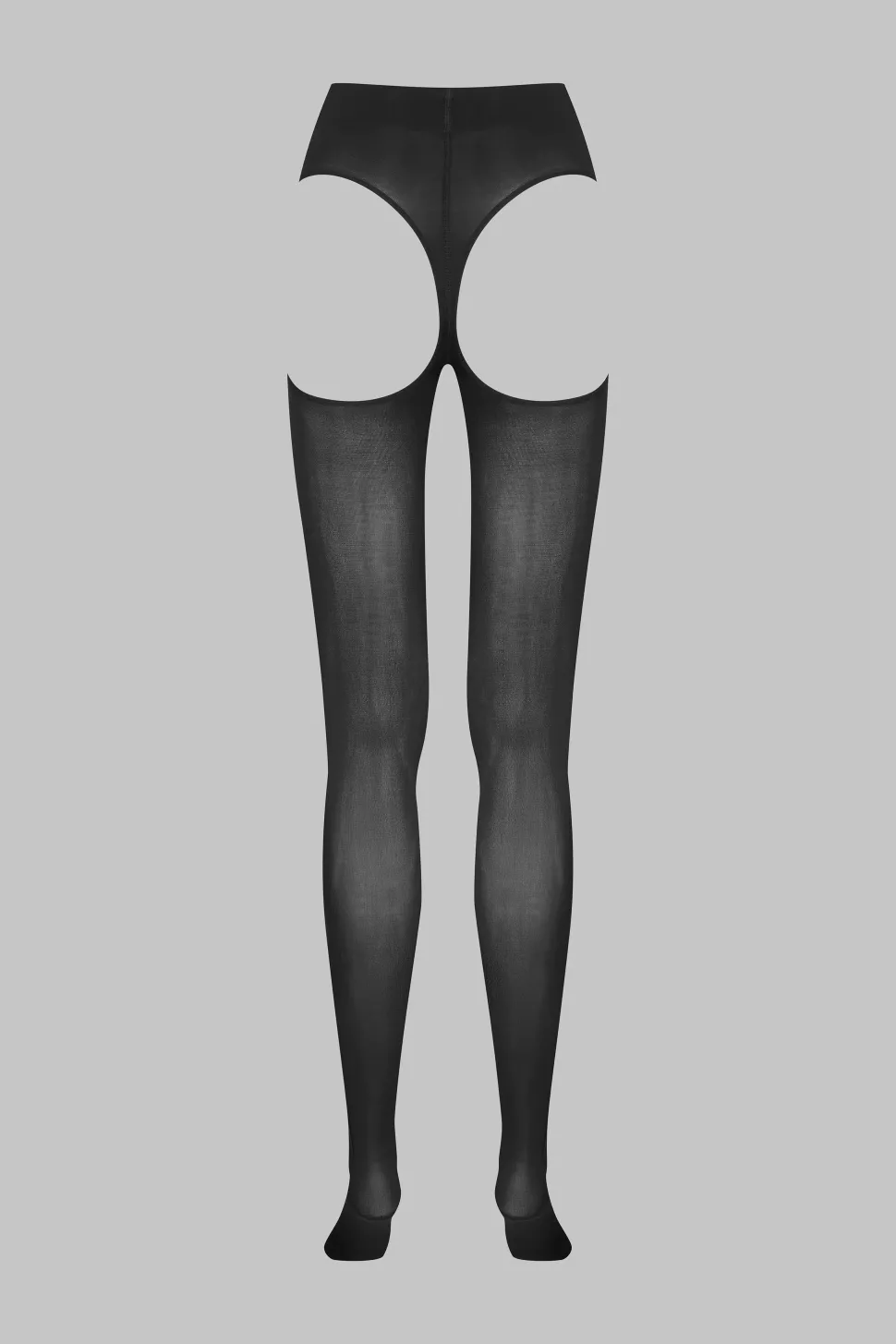 LEGWEARCollant Dos Ouvert 70D - Noir - Scandale x Maison Close