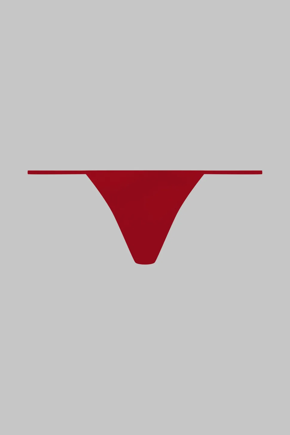 LES INVISIBLESMicro String - Rouge