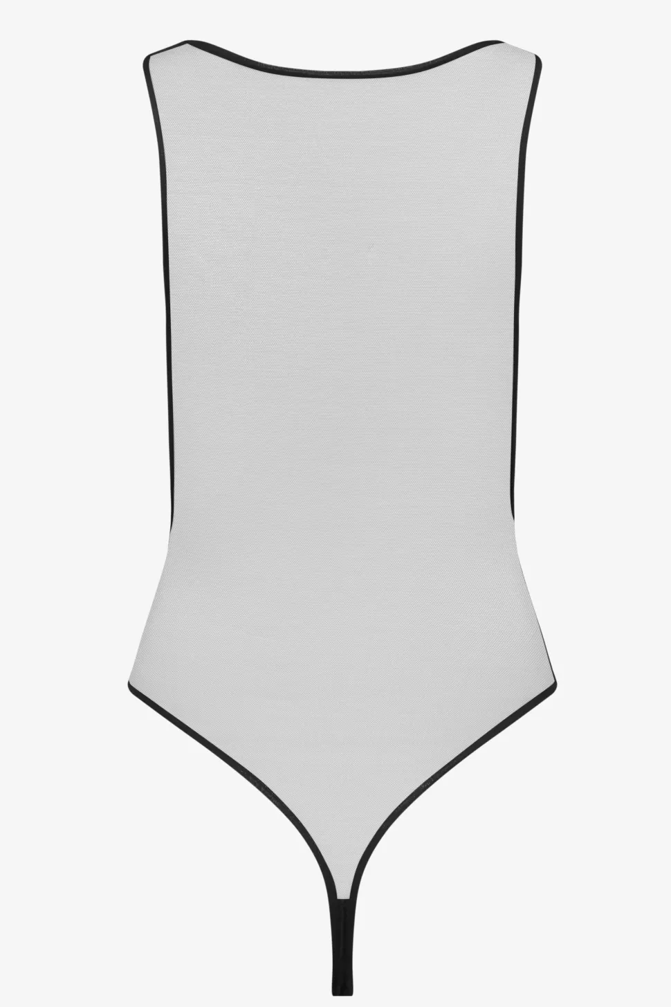 MinuitMaillot de bain une pièce col V transparent