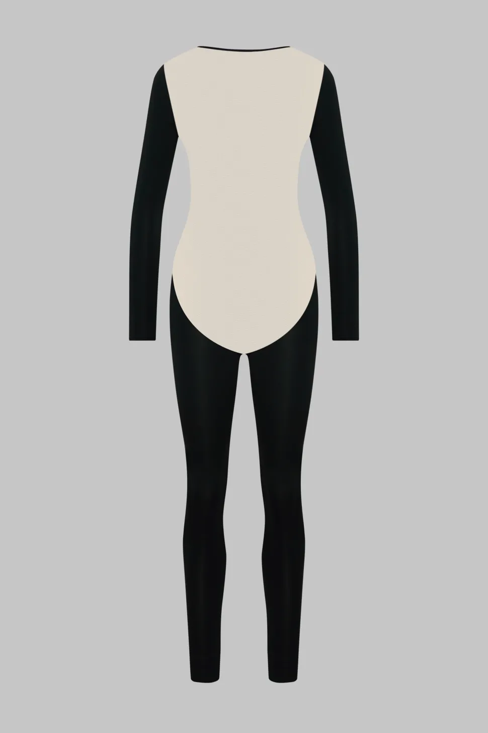 Pure TentationCatsuit manches longues dos transparent