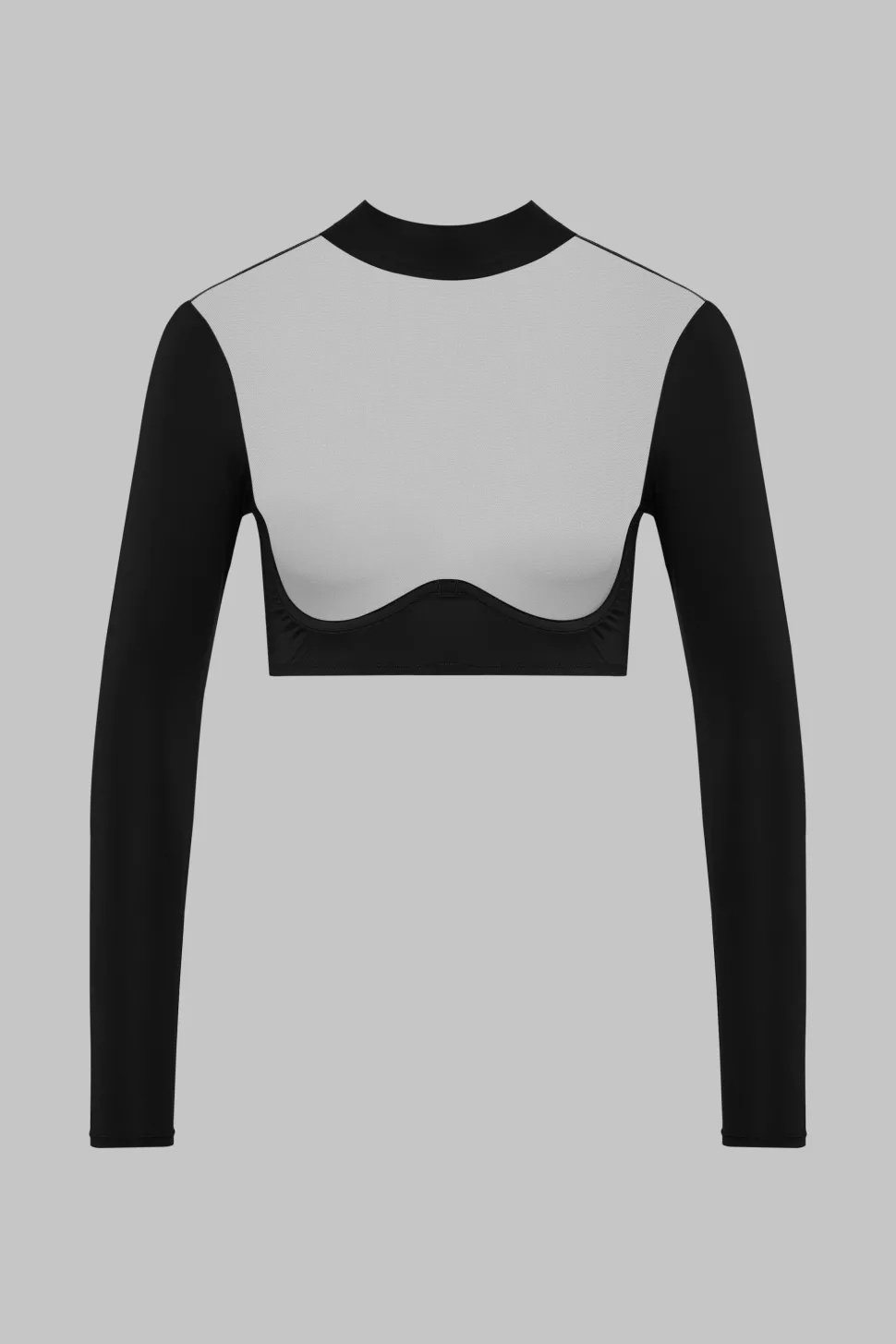 Pure TentationTop transparent Manches Longues