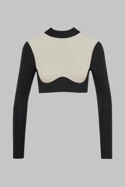 Pure TentationTop transparent Manches Longues