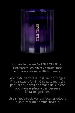 Strip TeaseBougie d'ambiance notes Poudrées